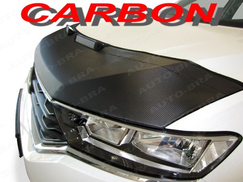 Carbon fibre look bonnet - fibre, bra