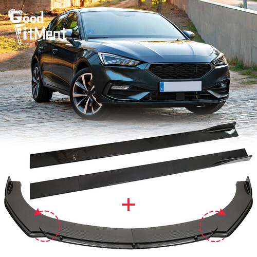 Carbon fiber look front bumper - look,