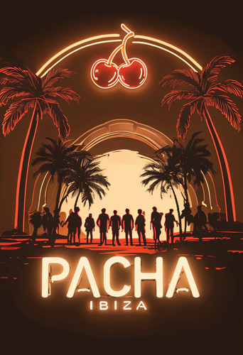Pacha ibiza neon look - ibiza,